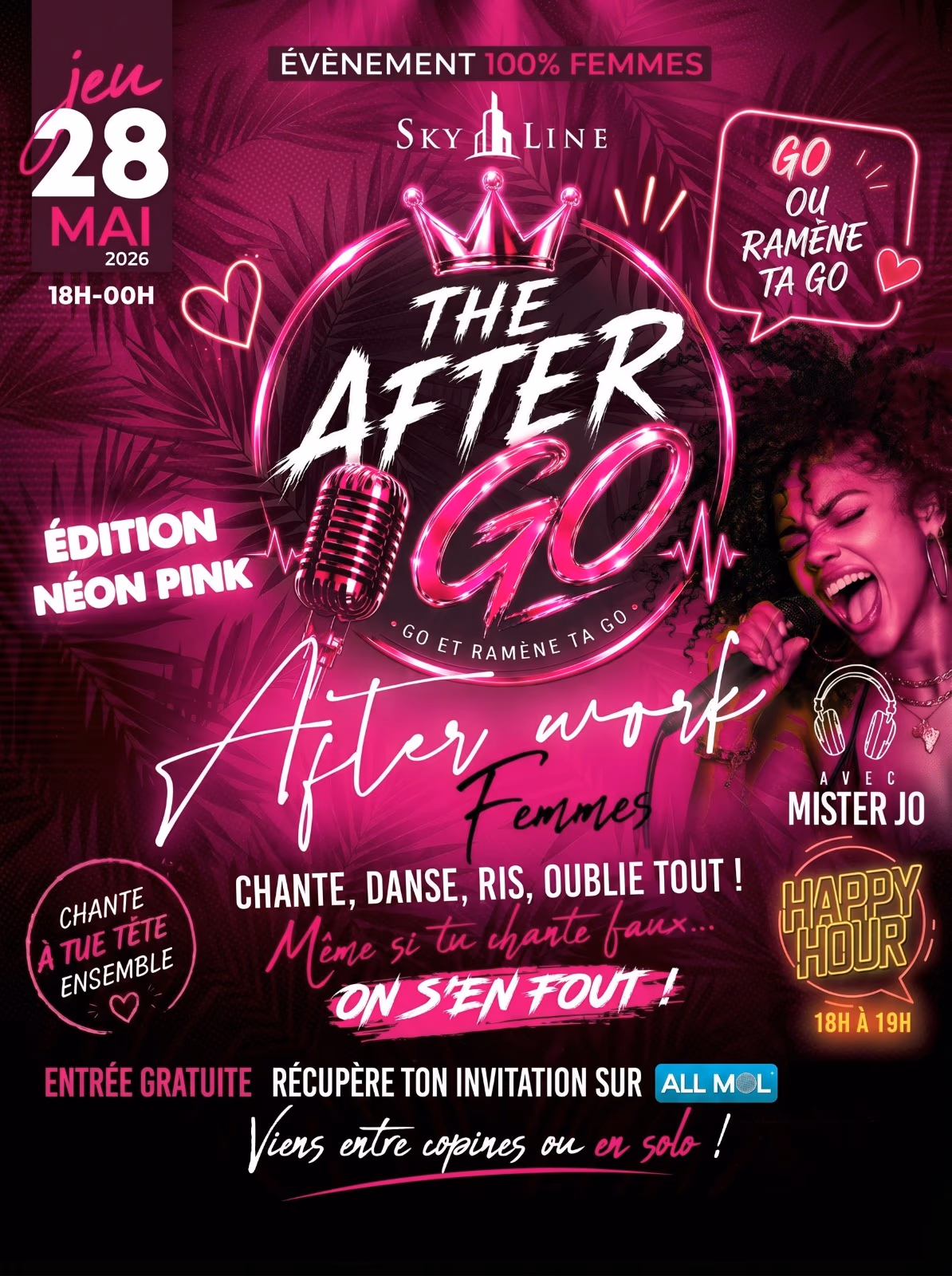 THE AFTER GO Éd NÉON - 28 mai 2026 - Skyline, Jarry Baie-Mahault