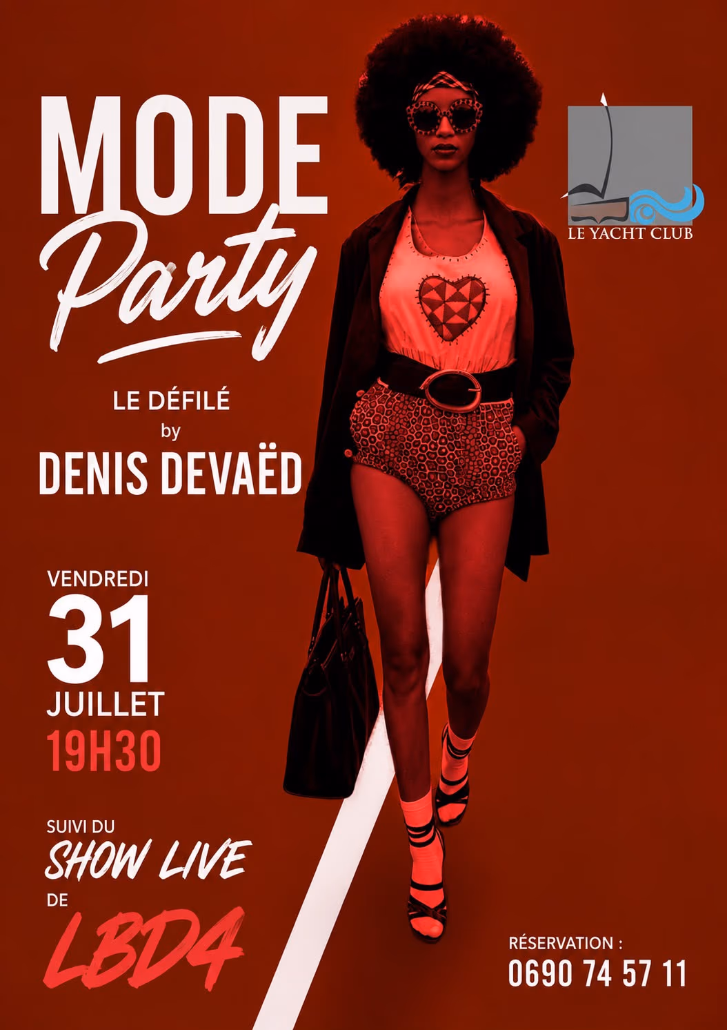 Défilé Denis Devaëd & Show live de LBD4 - 31 juillet 2026 - Yacht Club, Pointe-à-Pitre