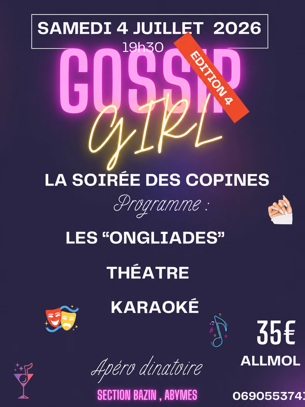 Gossip Girl ed n°4 - 4 juillet 2026 - Section Bazin, Les Abymes