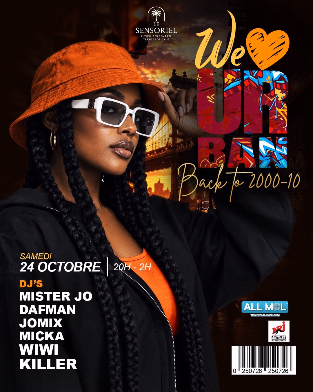 We Love URBAN - Back to 00's - 10's - 24 octobre 2026 - Le Sensoriel, Jarry