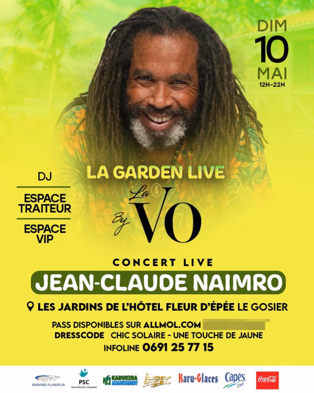 LA GARDEN LIVE by LA VO avec Jean-Claude NAIMRO