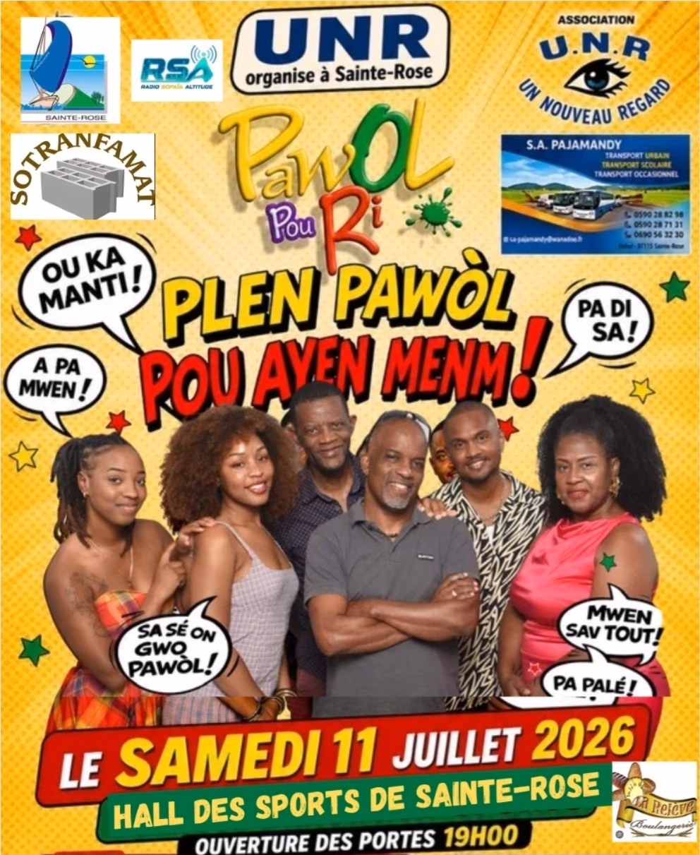 PLEN PAWOL POU AYEN MENM - 11 juillet 2026 - Hall des Sports de Sainte-Rose, Le Moule