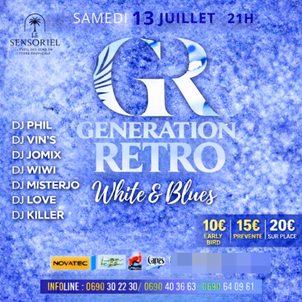Génération Rétro ed. White & Blues - 13 juillet 2026 - La Caz Art