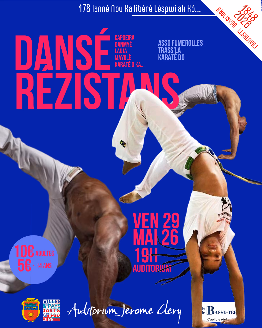 DANSÉ RÉZISTANS - 29 mai 2026 - Auditorium Jérôme Cléry, Basse-Terre