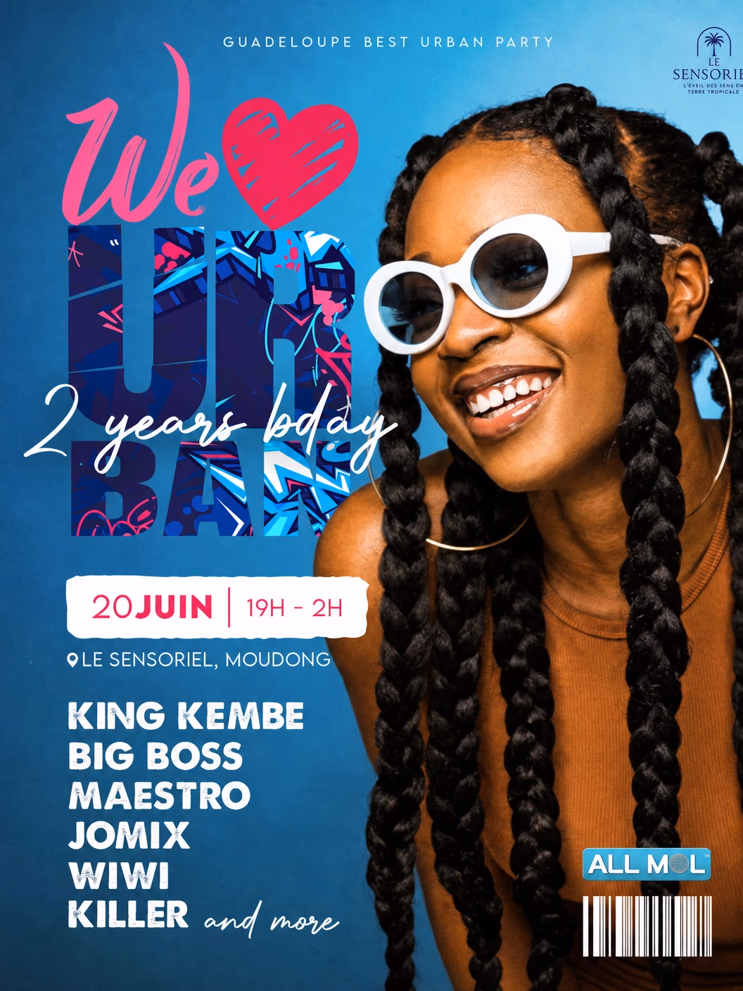 We Love URBAN ed Birthday 2 - 20 juin 2026 - Le Sensoriel, Jarry