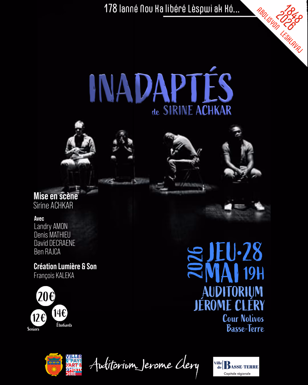 INADAPTES - 28 mai 2026 - Auditorium Jérôme Cléry, Basse-Terre