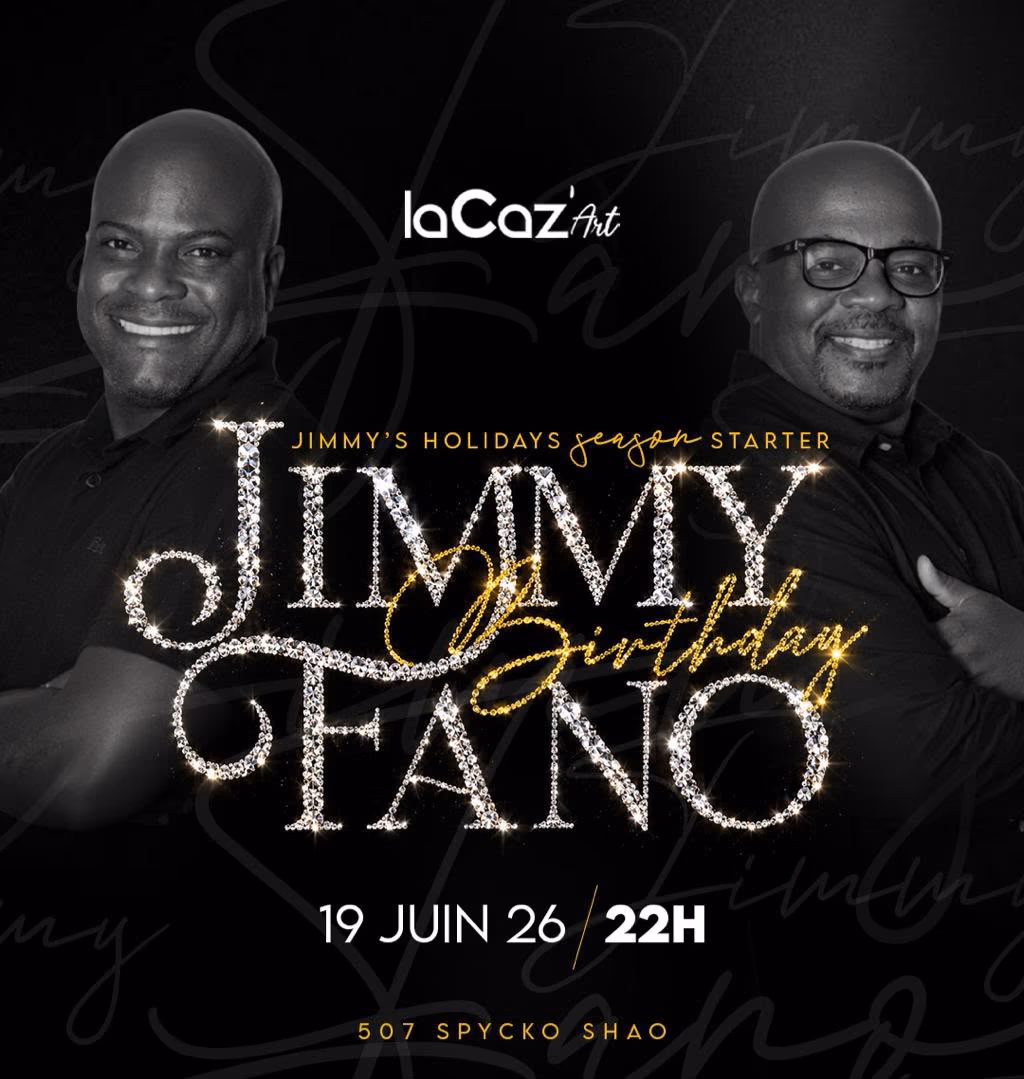 Jimmy's Holidays ed. JIMMY & FANO Birthday - 19 juin 2026 - Lacaz'Art, Jarry Baie-Mahault