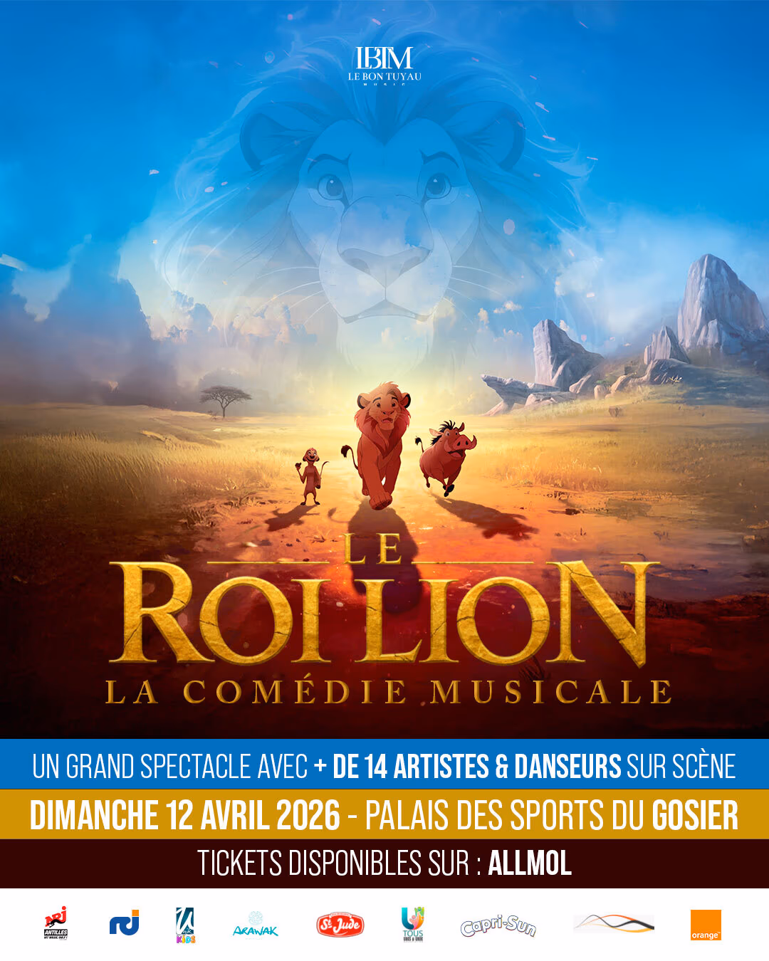 11h -LE ROI LION - LA COMÉDIE MUSICALE