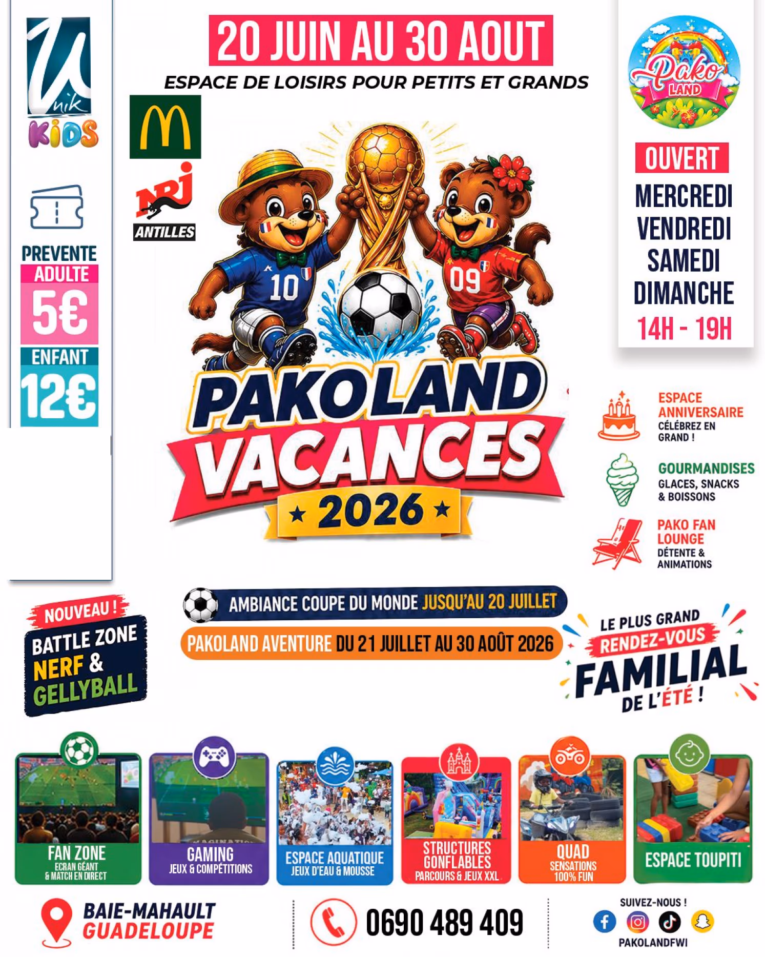 PAKO LAND - 15 août 2026 - Pako Land, Baie-Mahault