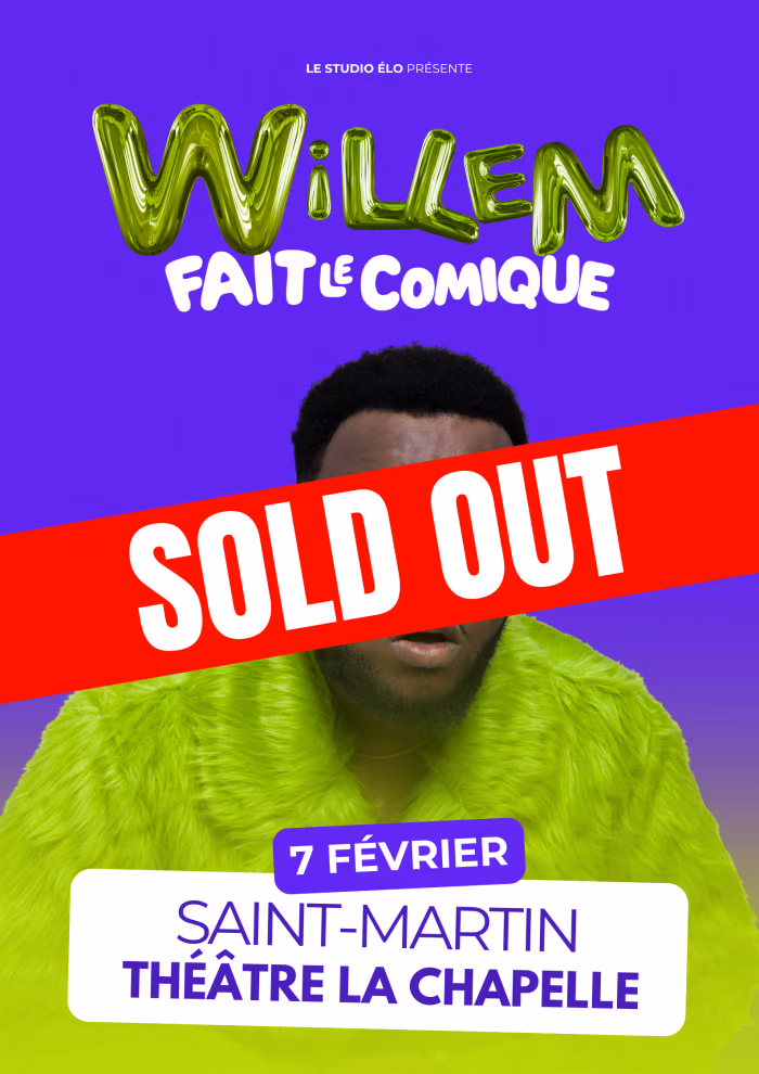 Willem Fait Le Comique - Sxm - 7 février 2026 - Théâtre La Chapelle, Saint-Martin