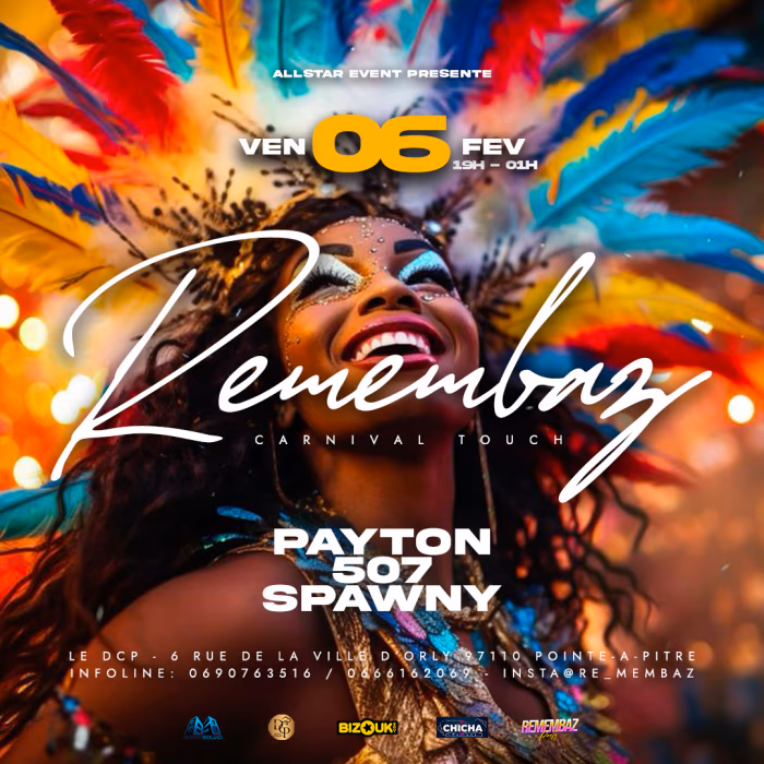 Remembaz Party - 6 février 2026 - Restaurant Le DCP, Pointe-à-Pitre