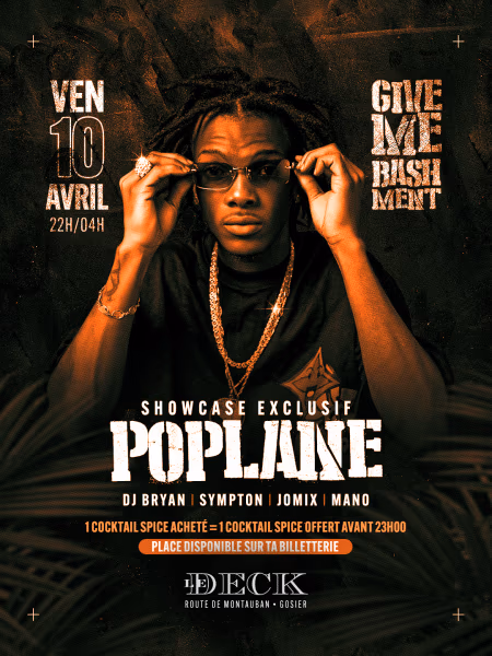 Give Me Bashment - Poplane En Showcas...