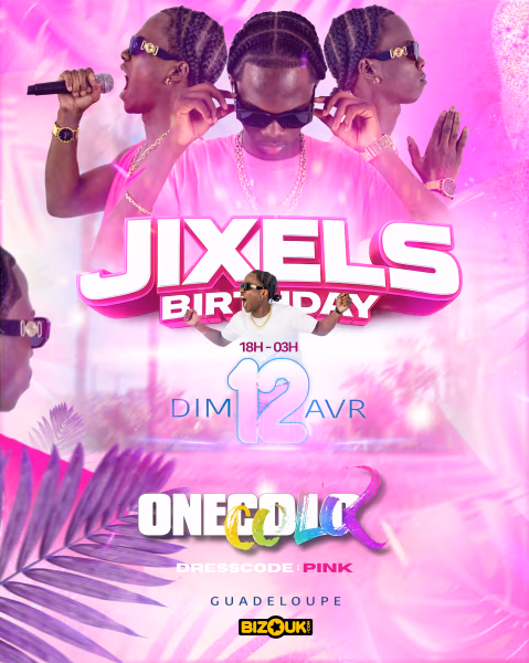 One Color Pink - Jixels Birthday