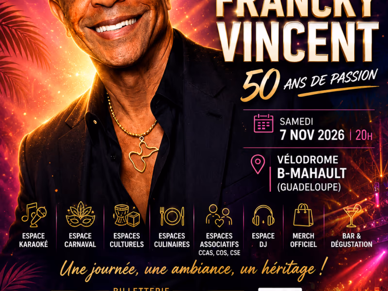 Concert - Célébration "50 ans de Passion..." - 7 novembre 2026 - Vélodrome B-Mahault, B-Mahault