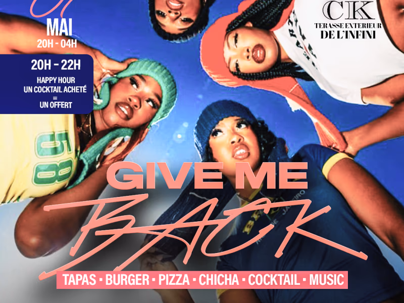 Give Me Back - 1 mai 2026 - LE DECK, Le Gosier