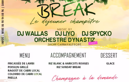 Sunday Break Vol.5 - 7 juin 2026 - Domaine Le Figuier, Les Abymes