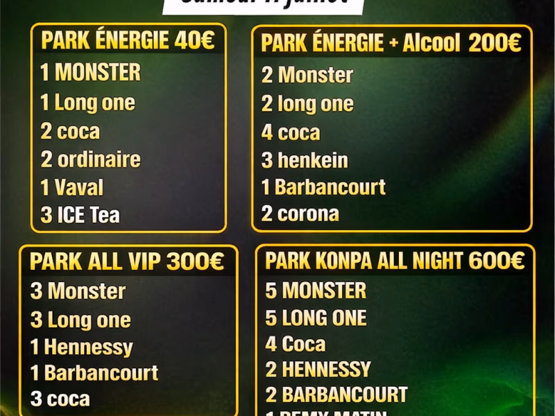 Konpa All Night - 11 juin 2026 - CLUB DALEX BOURG DE SAINTE ROSE, Sainte-Rose
