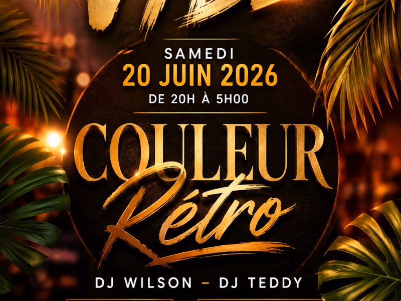 Couleur RÉtro - 20 juin 2026 - LE VYBZ, Le Lamentin