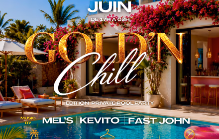 Gold'N Chill - Edition Private Pool Party - 13 juin 2026 - Villa Lapipi, Le Gosier