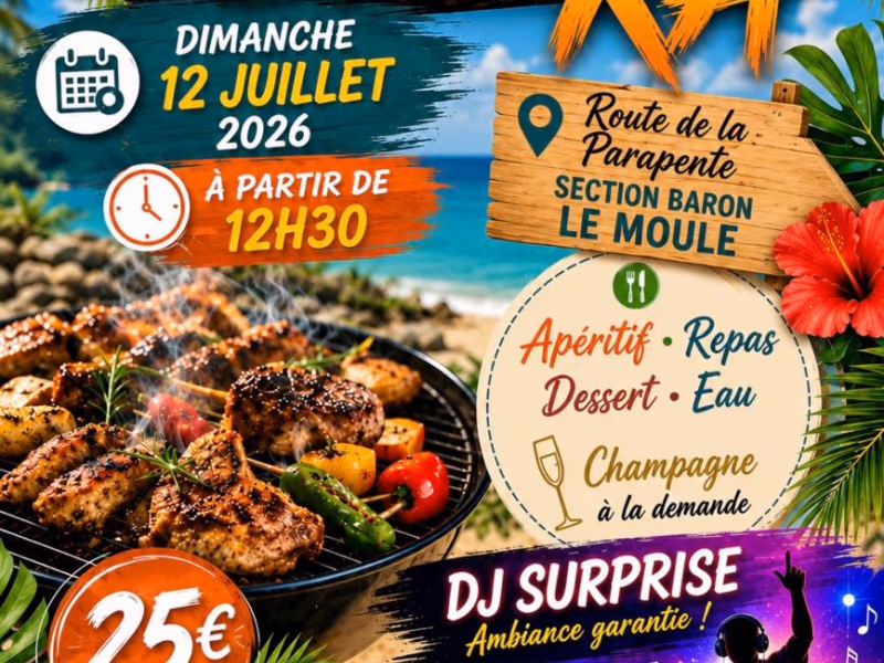 Grillade Au Son Du Ka - 2 juin 2026 - Route de la parapente, Le Moule