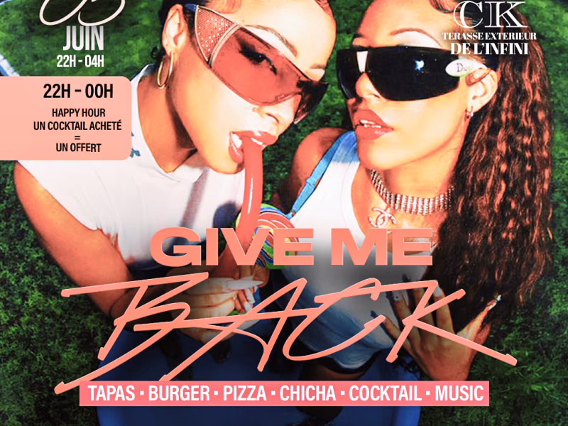 Give Me Back - 5 juin 2026 - LE DECK, Le Gosier