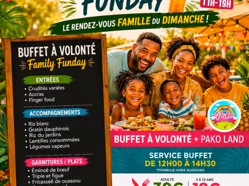 Family Funday - Dimanche 14 Juin 2026 - 14 juin 2026 - Jardins de Pako, Baie-Mahault