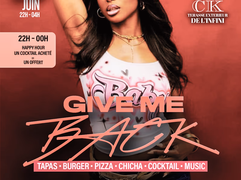 Give Me Back - 12 juin 2026 - LE DECK, Le Gosier