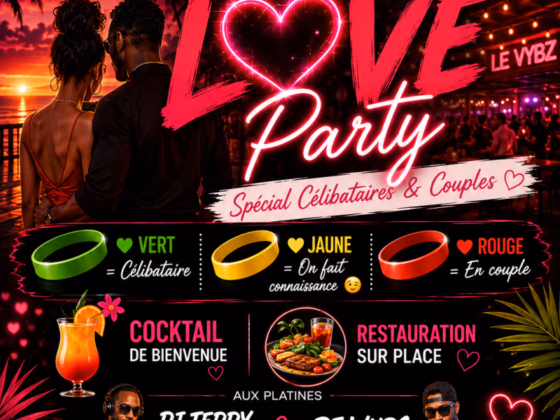Summer Love Party - 31 juillet 2026 - Le Vybz, Le Lamentin