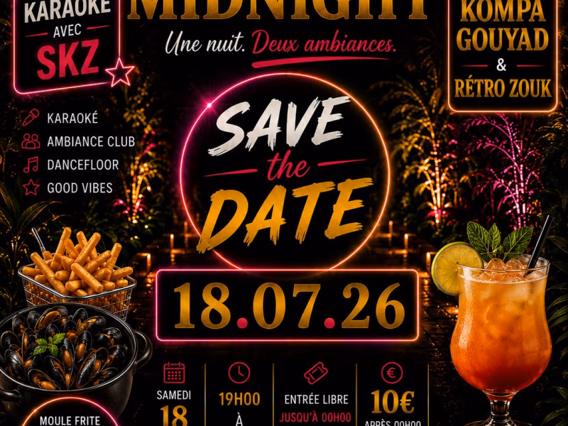 Before Midnight - 18 juillet 2026 - Côté Jardin, Baillif
