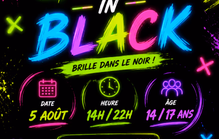 Glow In Black - 5 août 2026 - Les abymes, Les Abymes