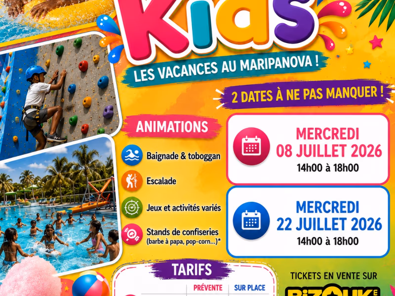 Maripa Kids - 22 juillet 2026 - LE MARIPANOVA, Sainte-Rose
