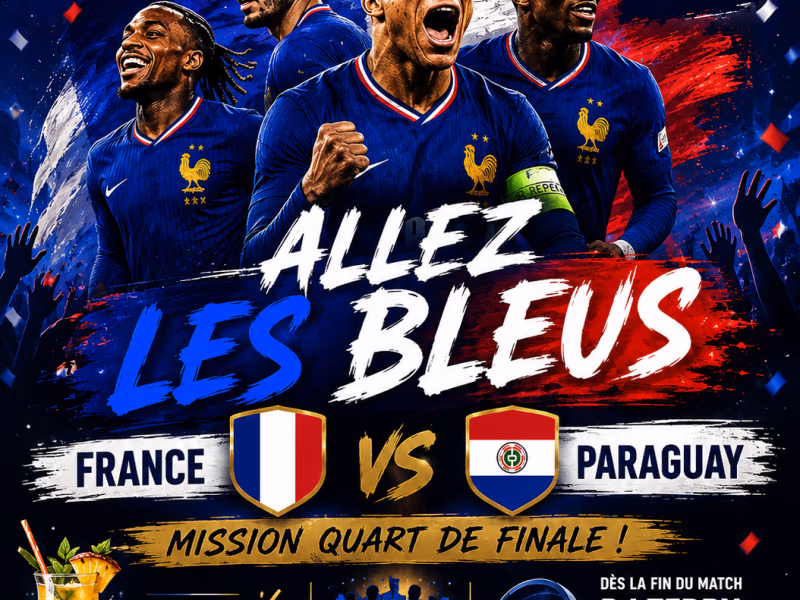 Allez Les Bleus - 4 juillet 2026 - Le Vybz, Le Lamentin