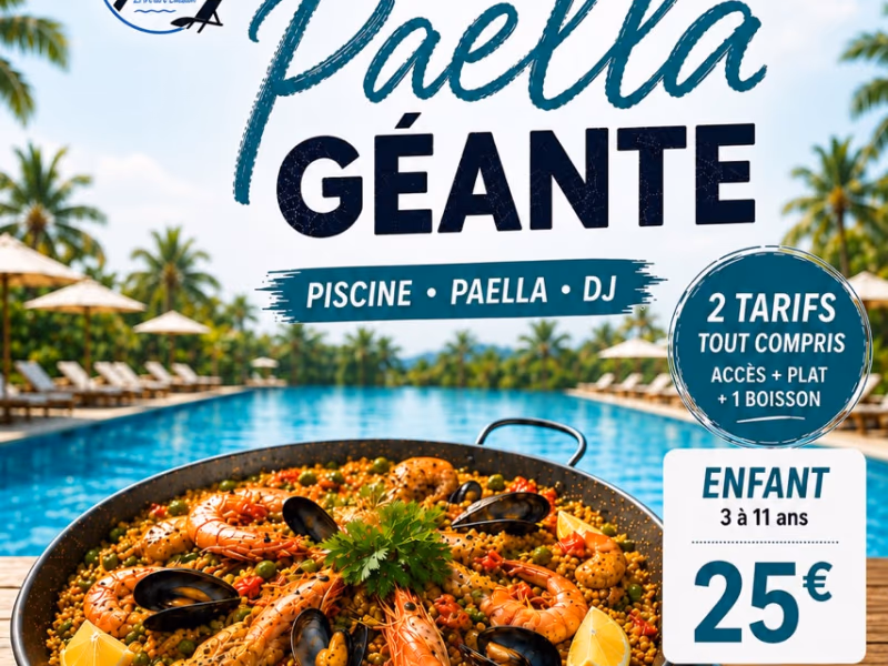 Paella Geante - 19 juillet 2026 - LE MARIPANOVA, Sainte-Rose