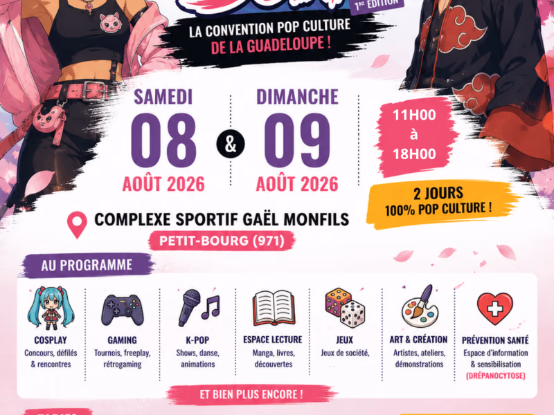 Mangwadasun - 8 août 2026 - Complexe Sportif Gaël Monfils, Petit-Bourg