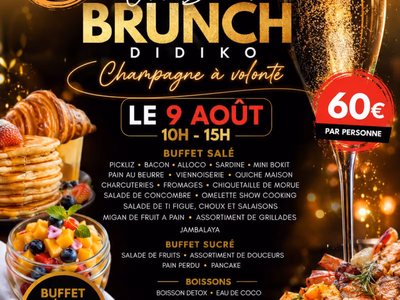 Old School Brunch Didiko - 9 août 2026 - ID. Hall Event, Les Abymes