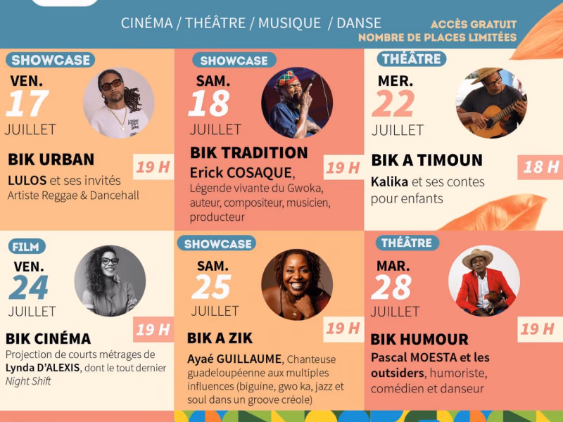 Bik Yonn Dé 3 Vakans - 7 Spectacles Gratuits - 18 juillet 2026 - cirp de pointe noire, Pointe-Noire