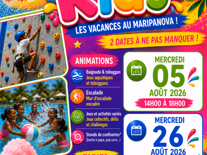 Maripa Kids - 5 août 2026 - LE MARIPANOVA, Sainte-Rose