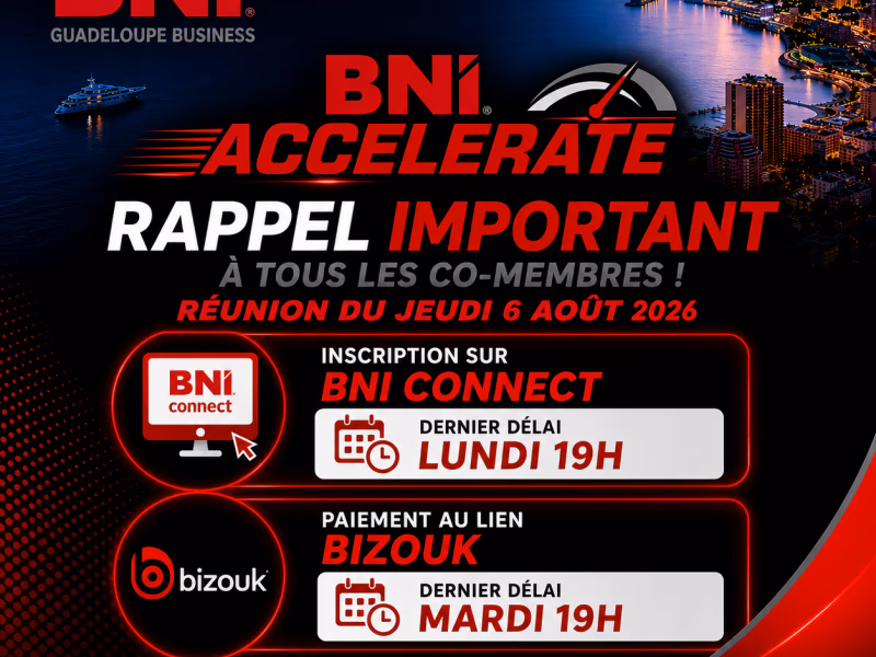 Bni Gb 6 Août 2026 - 6 août 2026 - SyMEG, Baie-Mahault