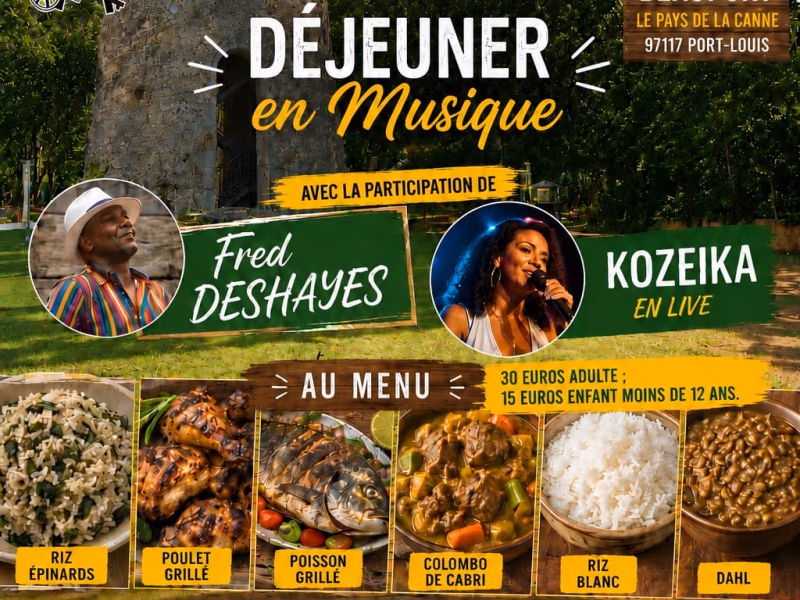 Déjeuner En Musique - 9 août 2026 - Beauport - Le Pays de la Canne, Port-Louis