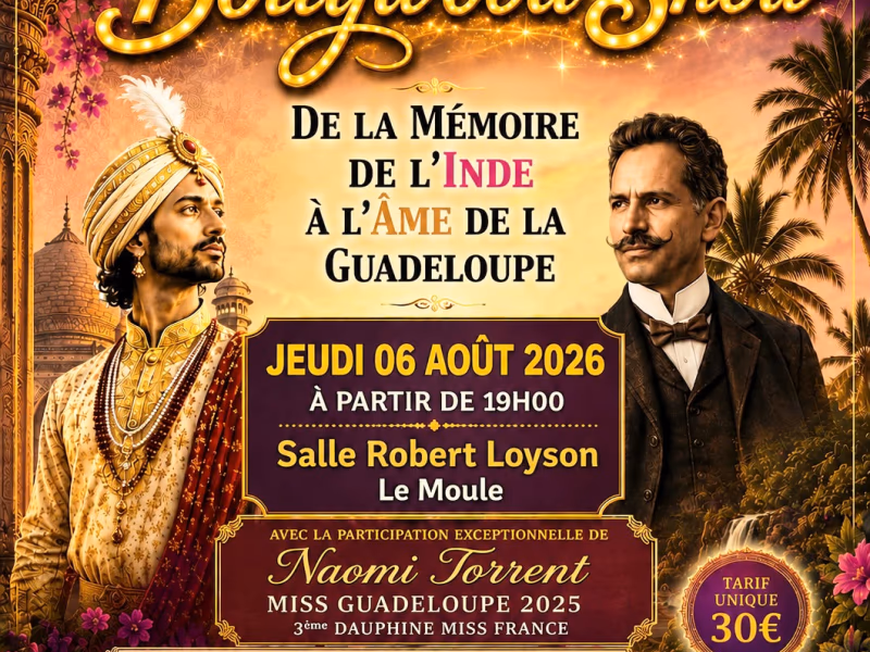 Bollywood Show - 6 août 2026 - Salle Robert Loyson, Le Moule