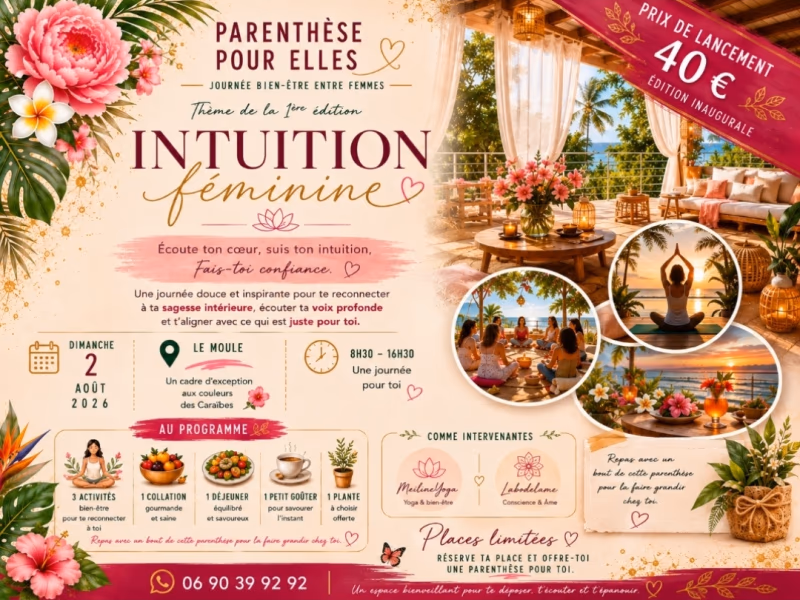 Parenthèse Pour Elles - 2 août 2026 - Le Moule, Le Moule