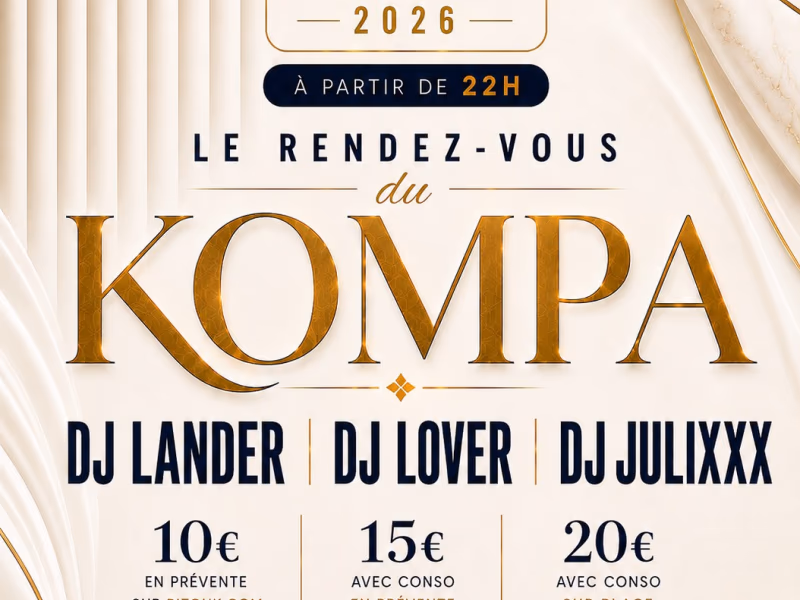 Le Rendez-Vous Du Kompa - 7 novembre 2026 - Espace Milon, Sainte-Anne