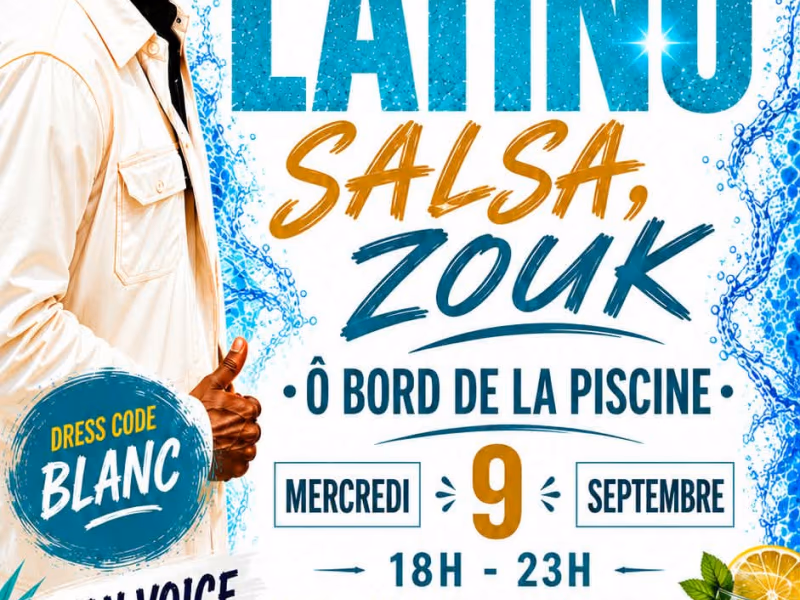 Ô Bord De La Piscine Latino - Salsa - Zouk Ave... - 9 septembre 2026 - Hôtel Le Salako - Le Pélican Bar, Le Gosier