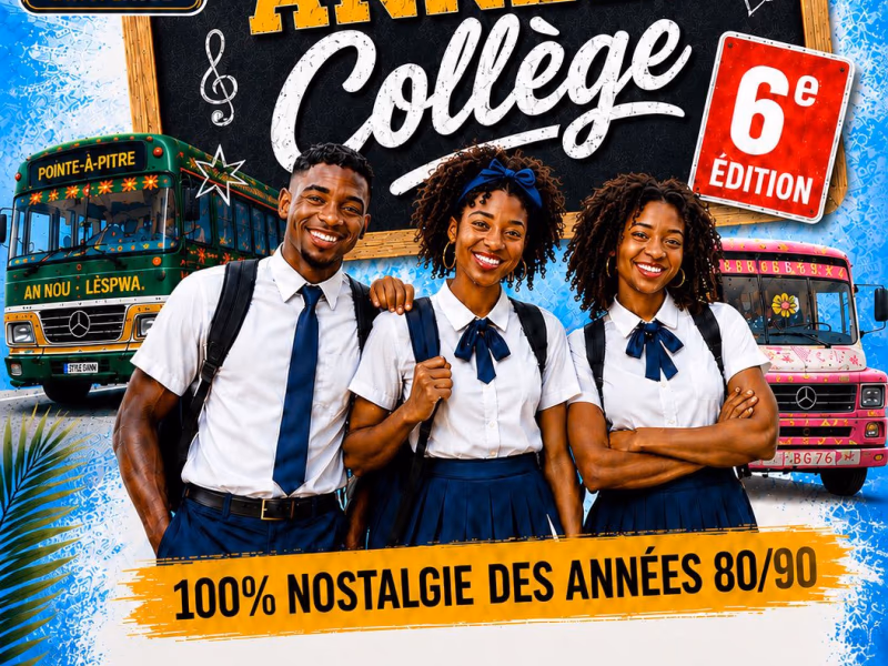 Les Années Collège - 12 décembre 2026 - Espace Milon, Sainte-Anne