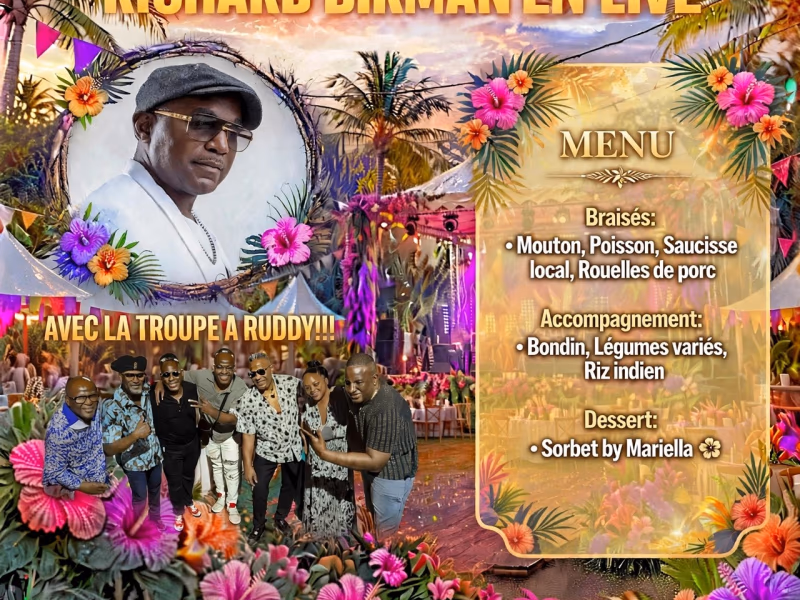 Dejeuner Champetre - 3 octobre 2026 - Au Jardin de Tougui, Capesterre-Belle-Eau