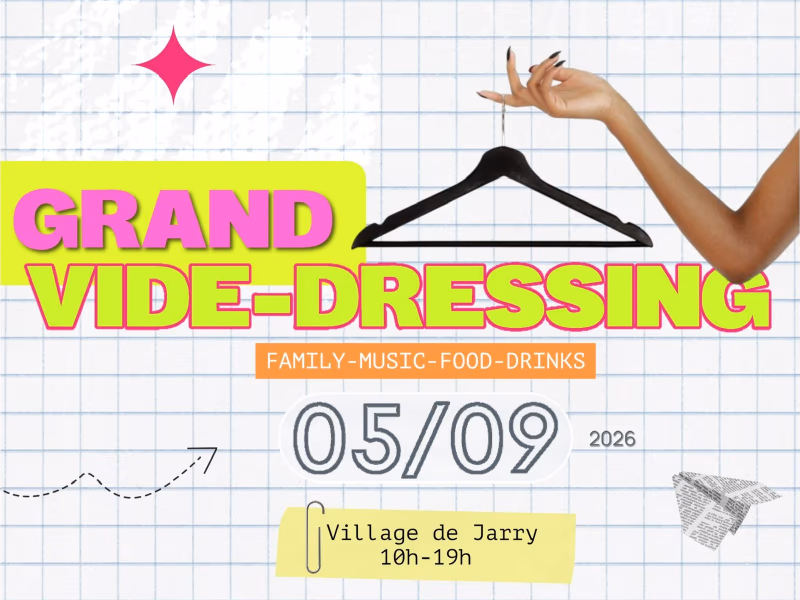 Grand Vide-Dressing - 5 septembre 2026 - Village de Jarry, Baie-Mahault