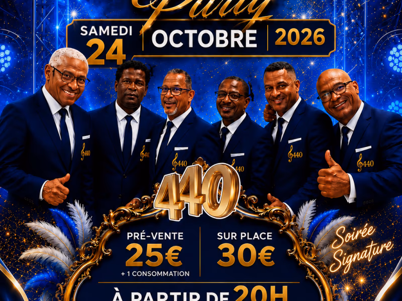 Blue Serenity Party - 24 octobre 2026 - Le Paradise, Les Abymes