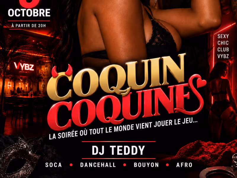 Coquin Coquines - 9 octobre 2026 - Le VYBZ, Le Lamentin