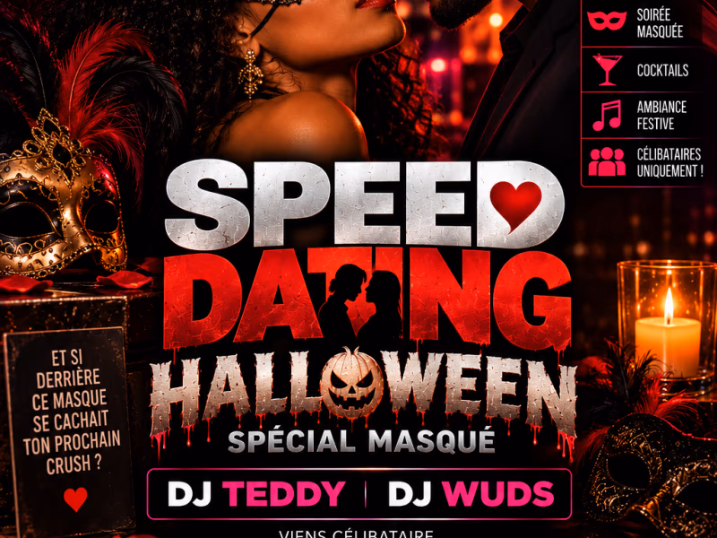 Speed Dating Halloween - 30 octobre 2026 - Le Vybz, Le Lamentin