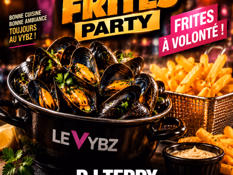 Moules Frites Party - 10 novembre 2026 - Le VYBZ, Le Lamentin